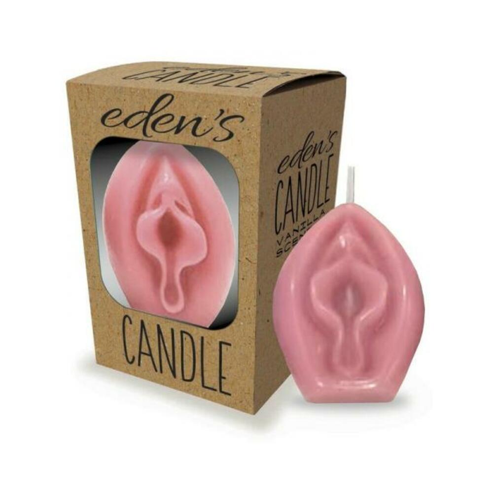 817717011553_1 Eden's Vagina Candle Rose - Image 1