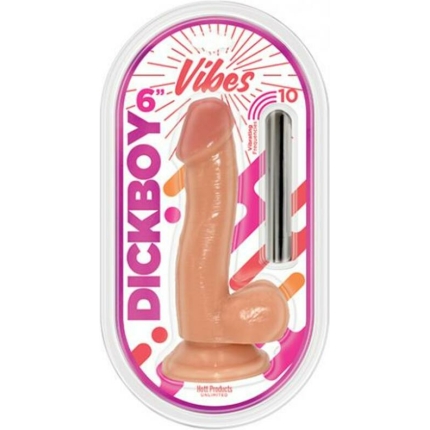 Dick Boy Vanilla Lovers 6" Vibe Bullet