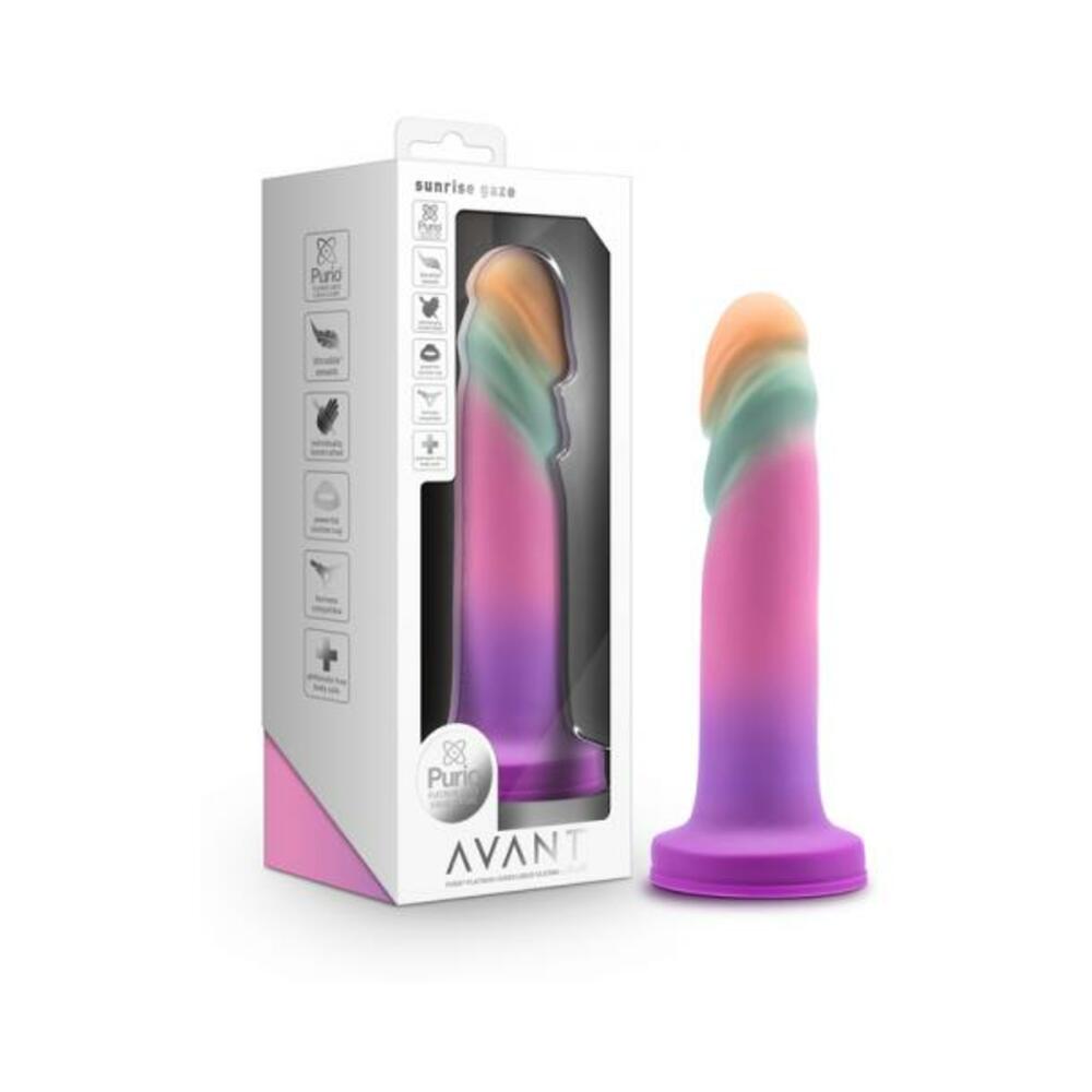 819835027485_1 Avant Sunrise Gaze 7.5 In. Dildo Sherbet - Image 1