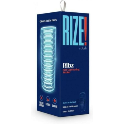 Rize Ribz Self Lube Stroker Clear
