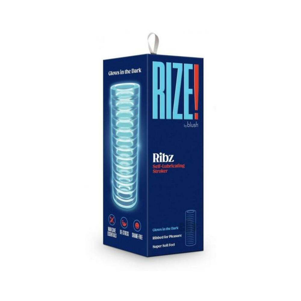819835029250_1 Rize Ribz Self Lube Stroker Clear - Image 1