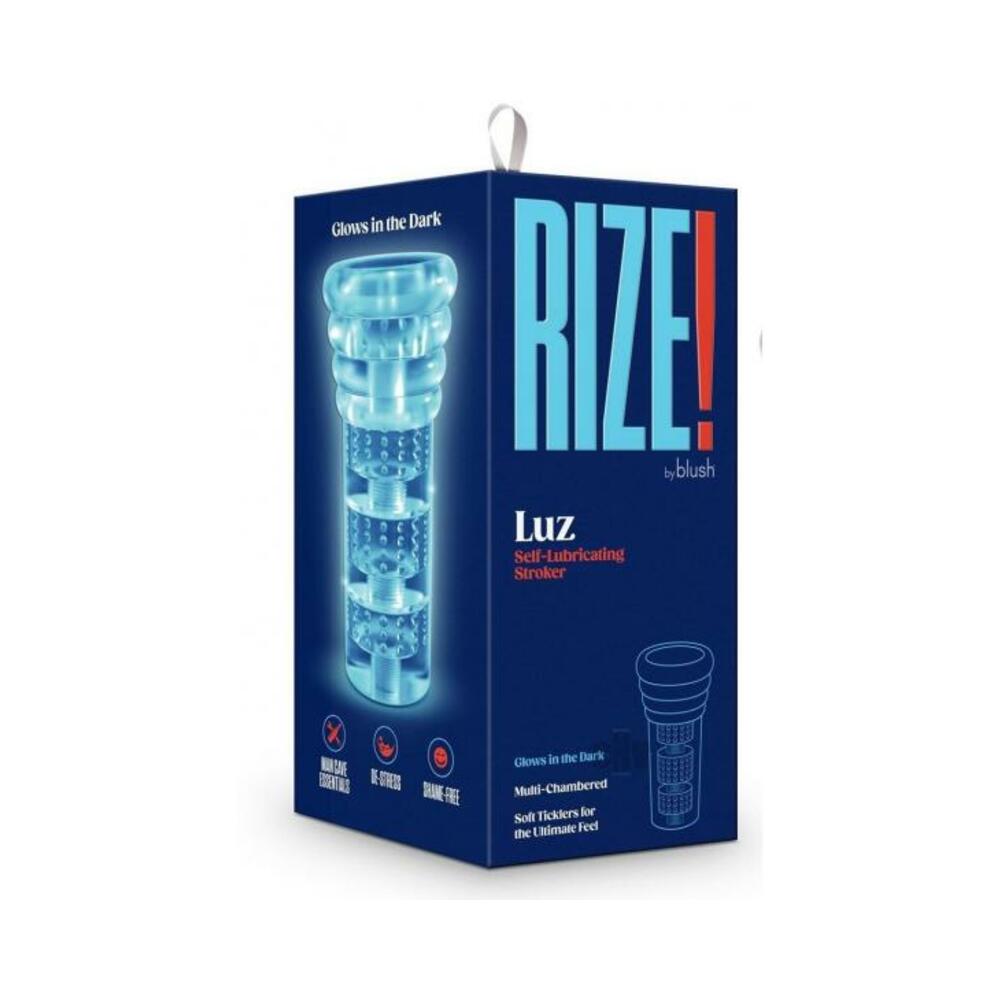 819835029267_1 Rize Luz Self Lube Stroker Clear - Image 1