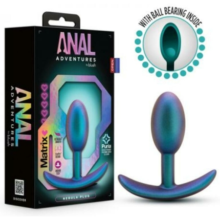 Anal Adventures Matrix Nebula Plug Lunar Blue