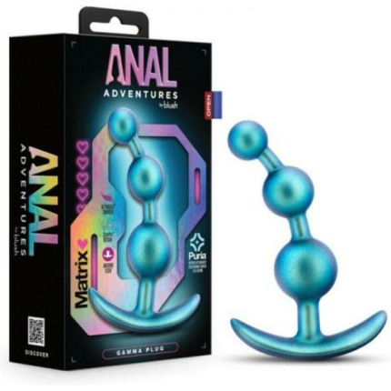 Anal Adventures Matrix Gamma Plug Neptune Teal