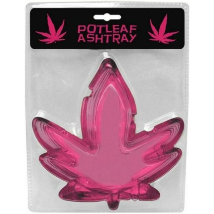Pink Pot Leaf Ashtray