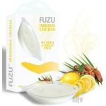 Fuzu Massage Candle Fiji Dates & Lemon Peel White 4 Oz.