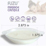 Fuzu Massage Candle Lavender Mist White 4 Oz. - Image 2