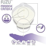 Fuzu Massage Candle Lavender Mist White 4 Oz. - Image 3