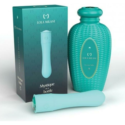 Lola Milani Mystique Bullet W/emerald Bottle - Teal