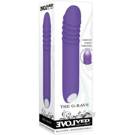 Evolved The G-rave Light-up Vibrator Purple