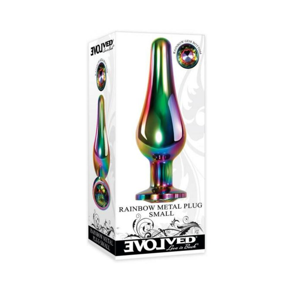 844477018546_1 Evolved Rainbow Metal Plug Small - Image 1