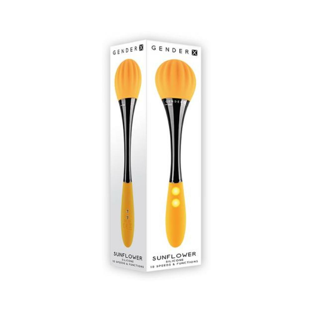 844477018850_1 Gender X Sunflower Double-ended Vibrator Yellow - Image 1