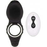 Zt Mr. Flicker Vibrating Silicone Cock Ring Black - Image 2
