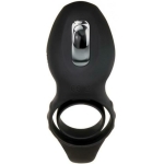 Zt Mr. Flicker Vibrating Silicone Cock Ring Black - Image 3