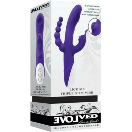Lick Me Triple Stim Purple