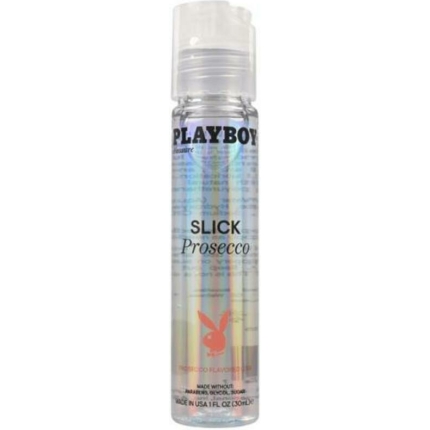 Playboy Slick Flavored Water-based Lubricant Prosecco 1 Oz.