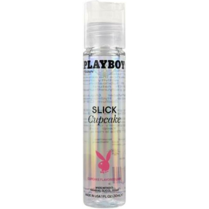 Playboy Slick Flavored Water-based Lubricant Cupcake 1 Oz.