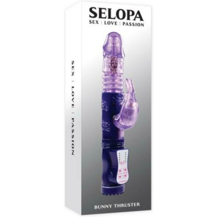 Selopa Bunny Thruster Thrusting Rabbit Vibrator Purple