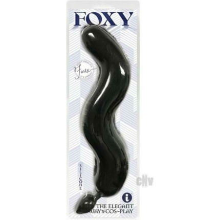 Foxy Fox Tail Plug Black