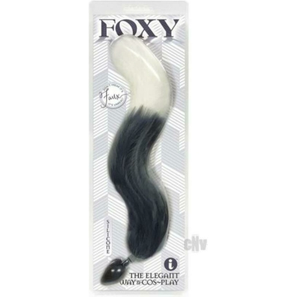 Foxy Fox Tail Plug Silver