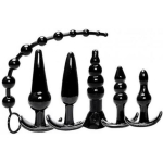 Try-Curious Anal Plug Kit Black