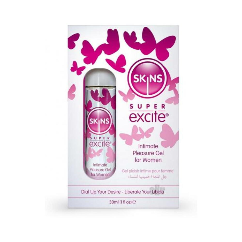 847878004354_1 Skins Super Excite Clitoral Stimulation Gel 1oz - Image 1