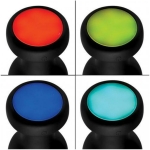 Booty Sparks Silicone Vibrating LED Anal Plug Small Black - Image 3