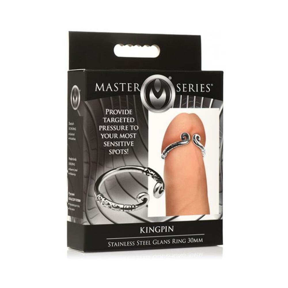 848518054135_1 Master Series Kingpin Stainless Steel 30mm Glans Ring - Image 1