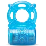 Stay Hard - Rechargeable 5 Function Cock Ring - Blue