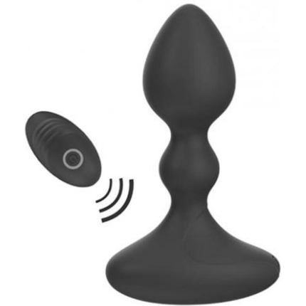 Pink Elephant Lil Rumble Rechargeable Vibe W/remote - Black