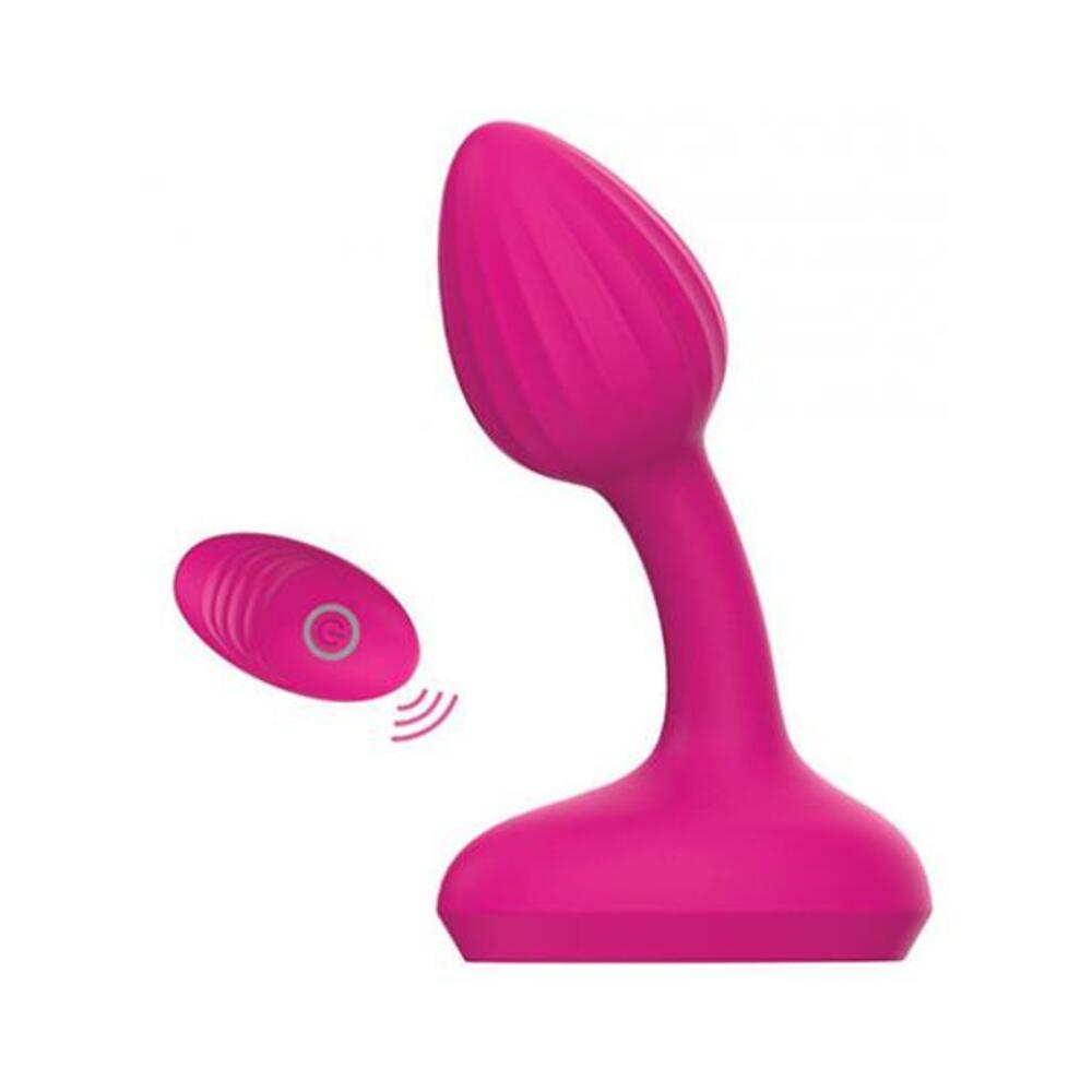 850058394343_1 Pink Elephant Dreamer Rechargeable Vibe W/remote - Pink - Image 1