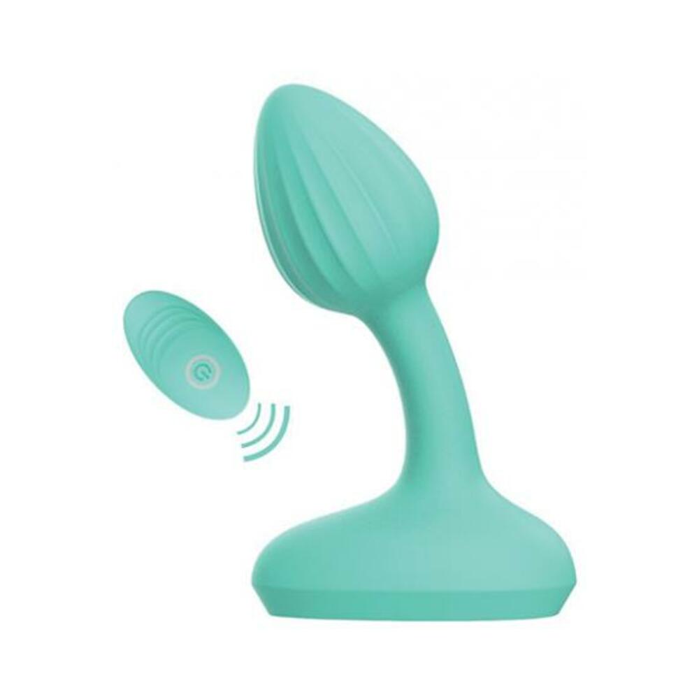 850058394367_1 Pink Elephant Dreamer Rechargeable Vibe W/remote - Aqua - Image 1