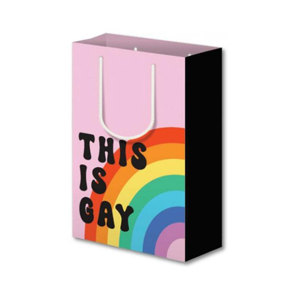 850059990544_1 This Is Gay Rainbow Gift Bag - Image 1