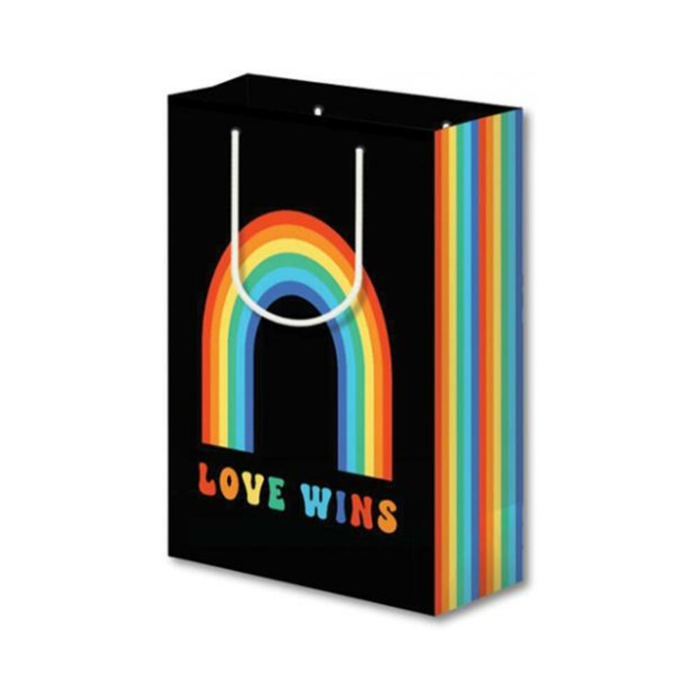 850059990568_1 Love Wins Pride Large Gift Bag - Image 1