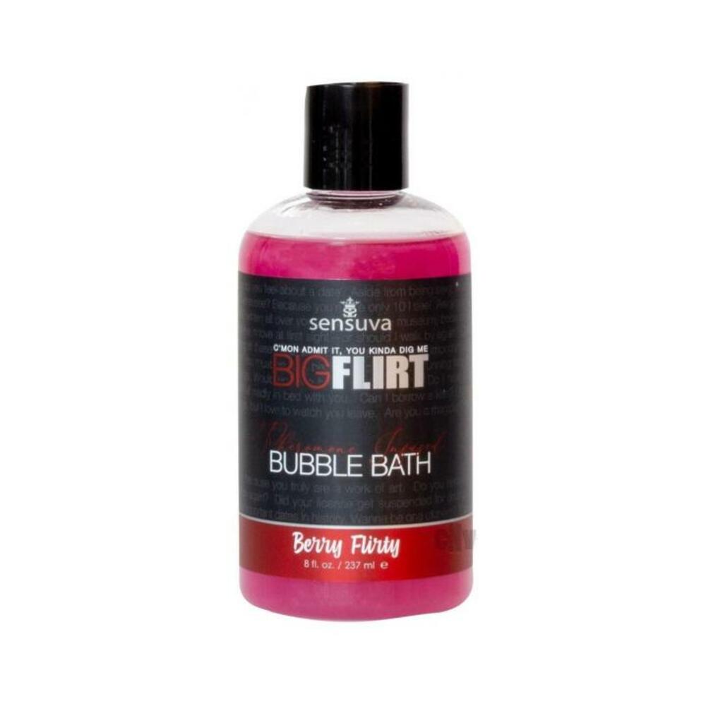 855559008294_1 Big Flirt Berry Flirty Bubble Bath 8 Oz. - Image 1