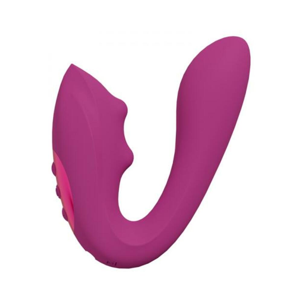 8714273051905_1 Vive Yumi Rechargeable Triple Motor G-spot Finger Motion Vibrator And Flickering Tongue Stimulator P - Image 1