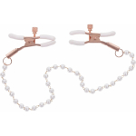 Sportsheets Sex & Mischief Peaches 'n CreaMe Pearl Nipple Clamps - Image 3