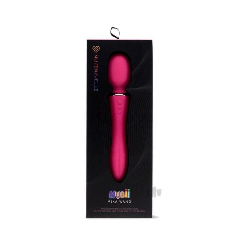 9342851003177_1 Sensuelle Mika Nubii Mini Wand Pink - Image 1