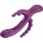 Trilux Kinky Finger Rabbit Vibrator With Anal Beads - Image 3