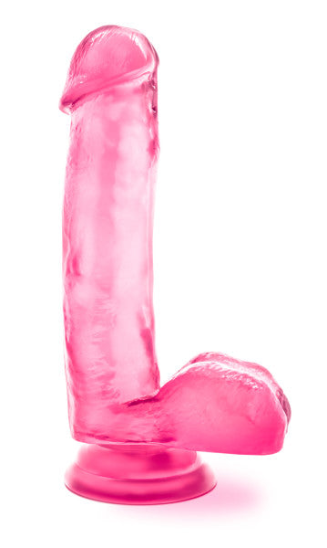 BL-16420pinkdildobulk Blush B Yours Sweet n Hard 1 w/Suction Cup - Pink - Image 1