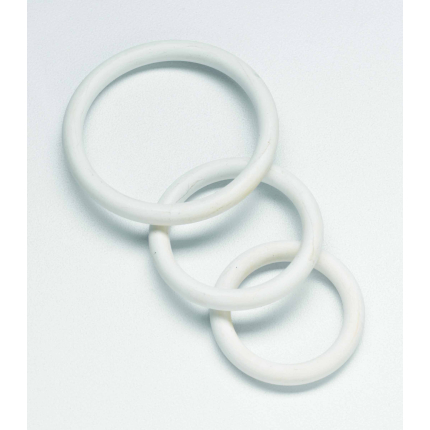 Spartacus Nitrile Cock  Ring Set - White Pack of 3
