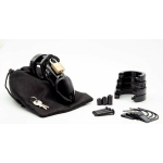 Cb-6000 Black 3.25 In Chastity Cage W/ Complete Kit - Image 3