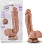X5 Mister Grande Latin Brown Dildo