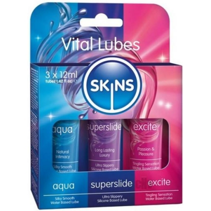 Skins Sampler Tube 12ml 3pk Vital