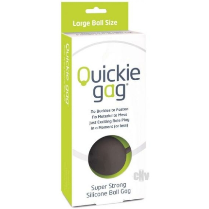 Quickie Ball Gag Large Black