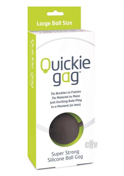 CNVEF-ECCL24665cc2c8ac0de16 Quickie Ball Gag Large Black - Image 1