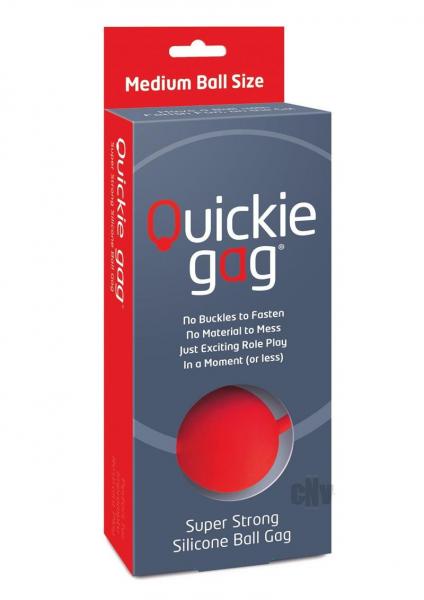 CNVEF-ECCL24735cc2c8ab52ed9 Quickie Ball Gag Medium Red - Image 1