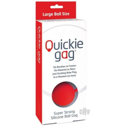 Quickie Ball Gag Large Red