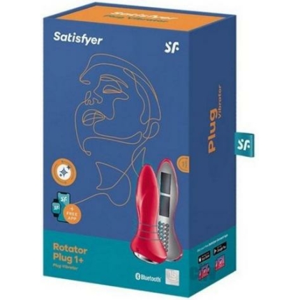 Satisfyer Rotator Plug 1 Plus Red