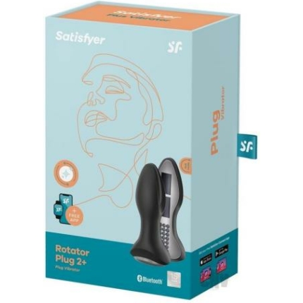 Satisfyer Rotator Plug 2 Plus Black